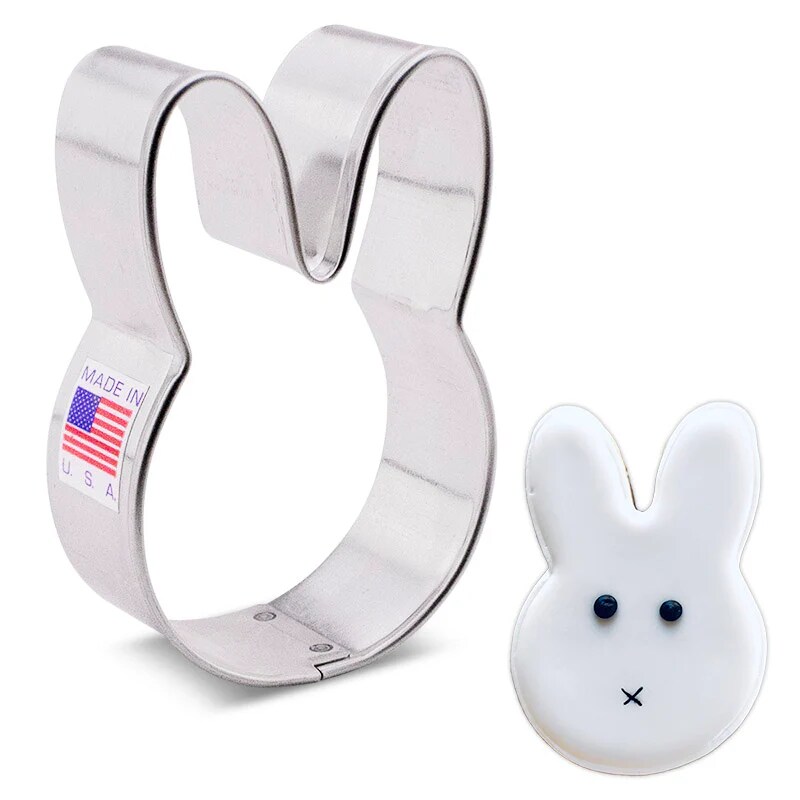 Ann Clark Cute Bunny Head,3&#x22; Easter Rabbit