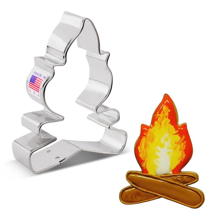 Ann Clark Campfire outdoor camping fire Cookie Cutter 4&#x22; x 3&#x22;