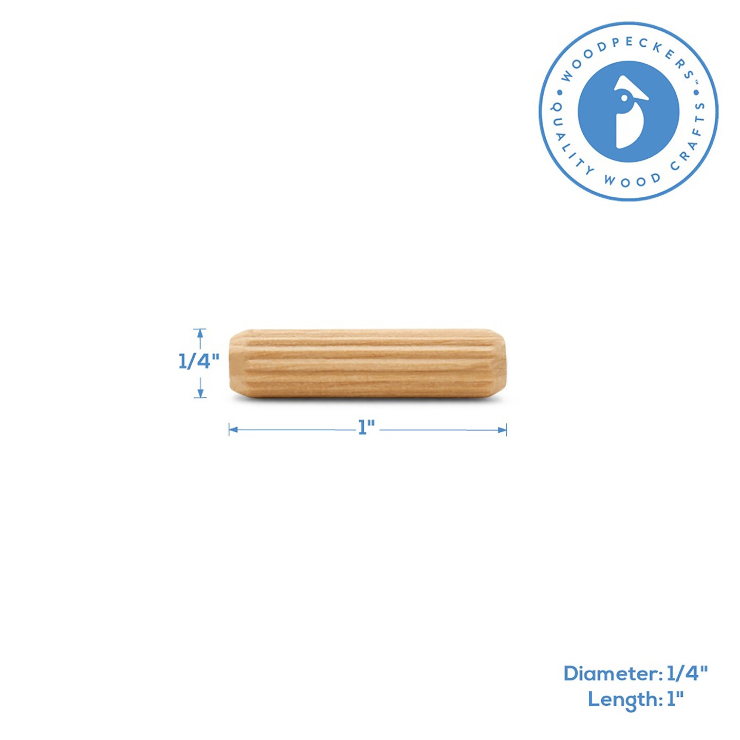 Wood Dowel Pins, Multiple Sizes, for Furniture & Crafts|Woodpeckers