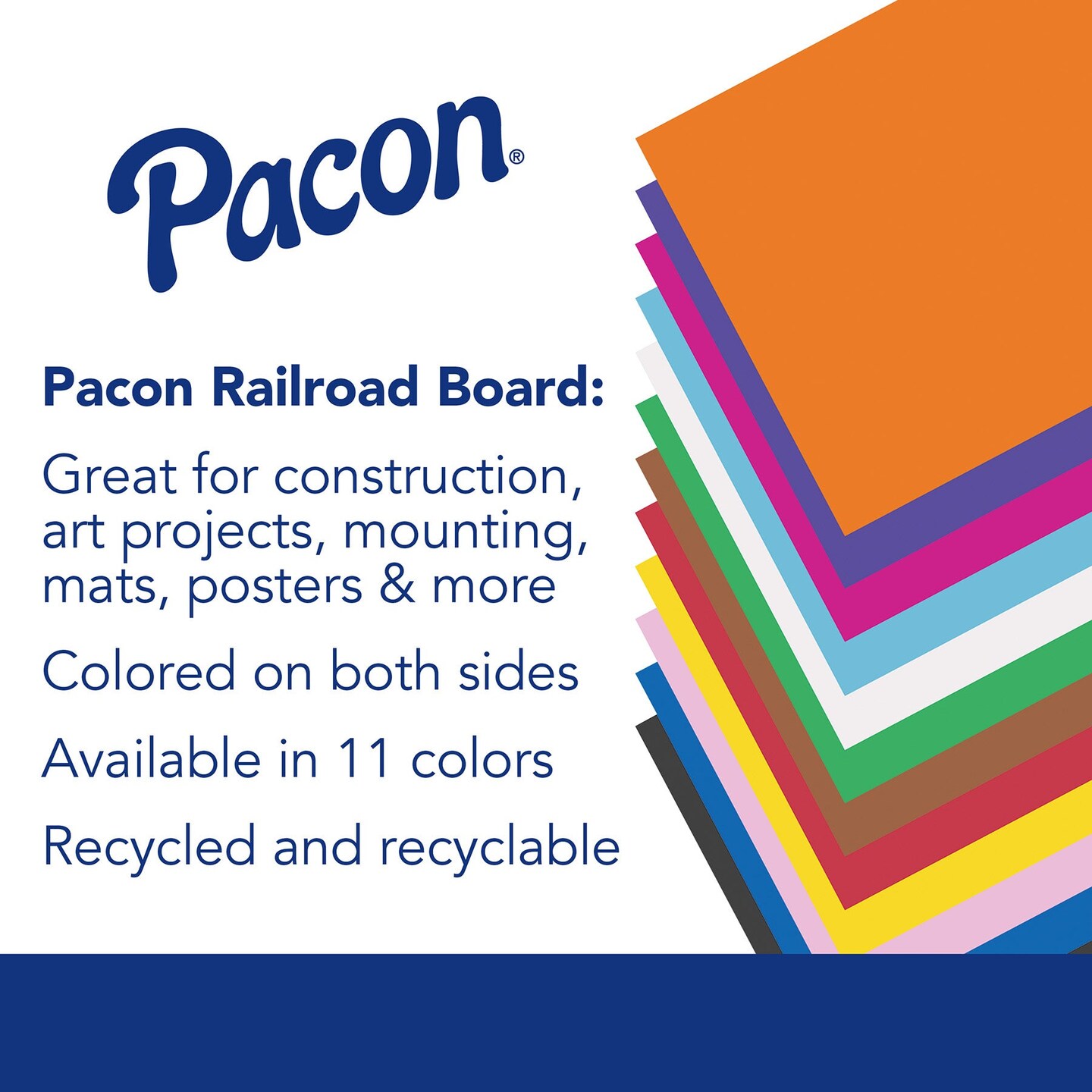 4-Ply Railroad Board, Red, 22&#x22; x 28&#x22;, 25 Sheets