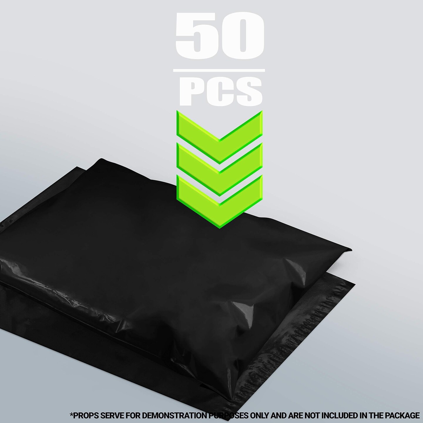 Black Poly Mailers 14.5 x 19 Pack of 50 Black Shipping Bags 3.2 mil Black Mailing Envelopes Tear Proof Black Packaging Bags Black Mailing for Clothes Stylish Poly Mailers Black Poly Bags
