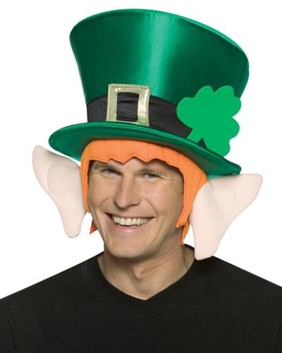St Patrick&#x27;s Day Leprechaun Top Hat With Ears