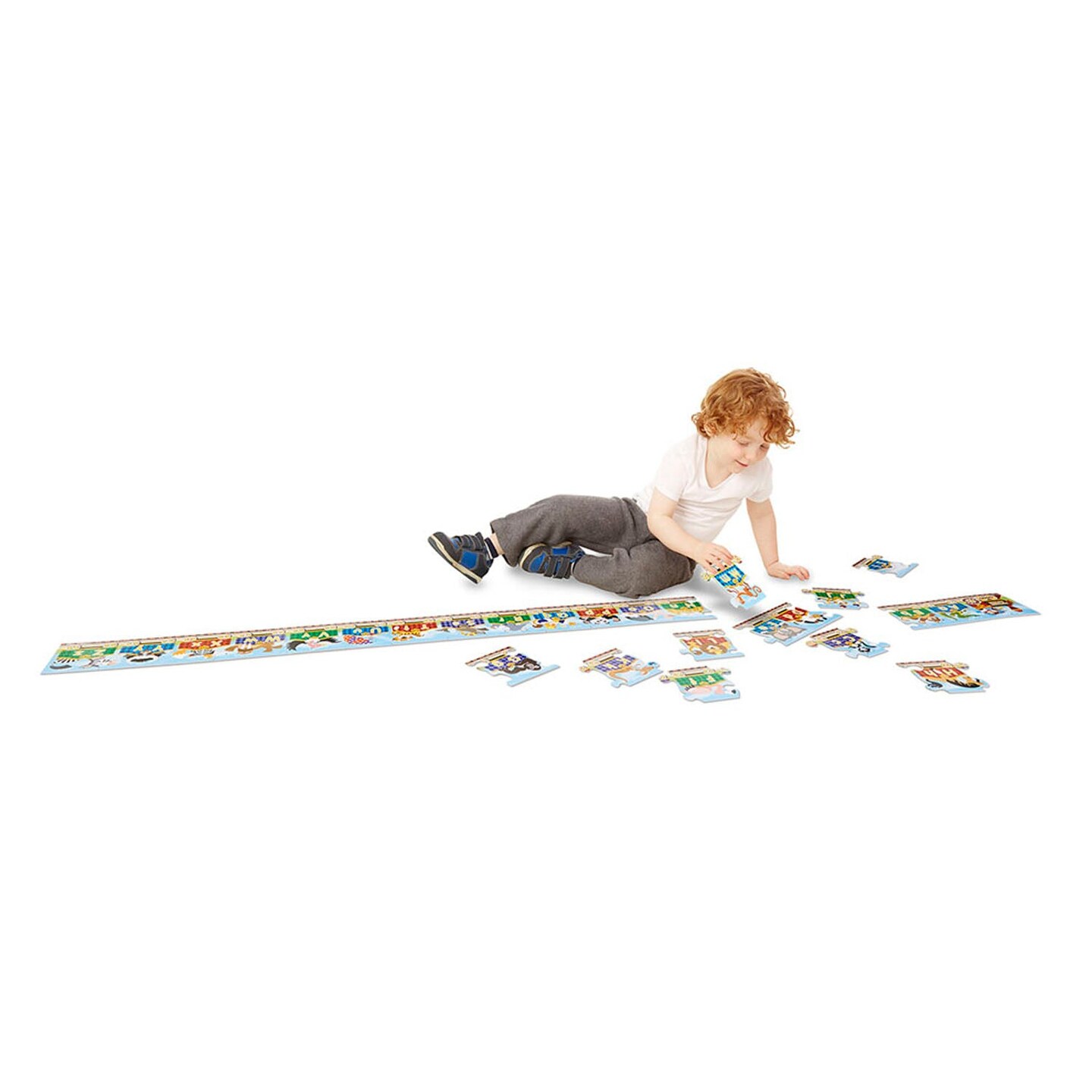 Alphabet Express Floor Puzzle, 10&#x27; x 6-1/2&#x22;, 27 Pieces, Pack of 2