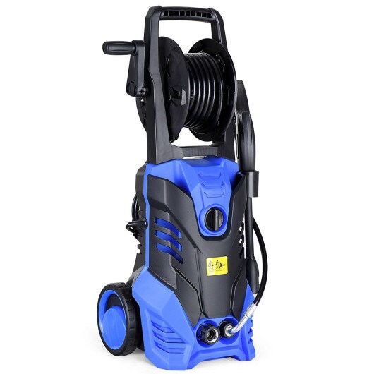 2000W Electric Pressure Washer 3000PSI Adjustable Spray for Driveway Deck Car