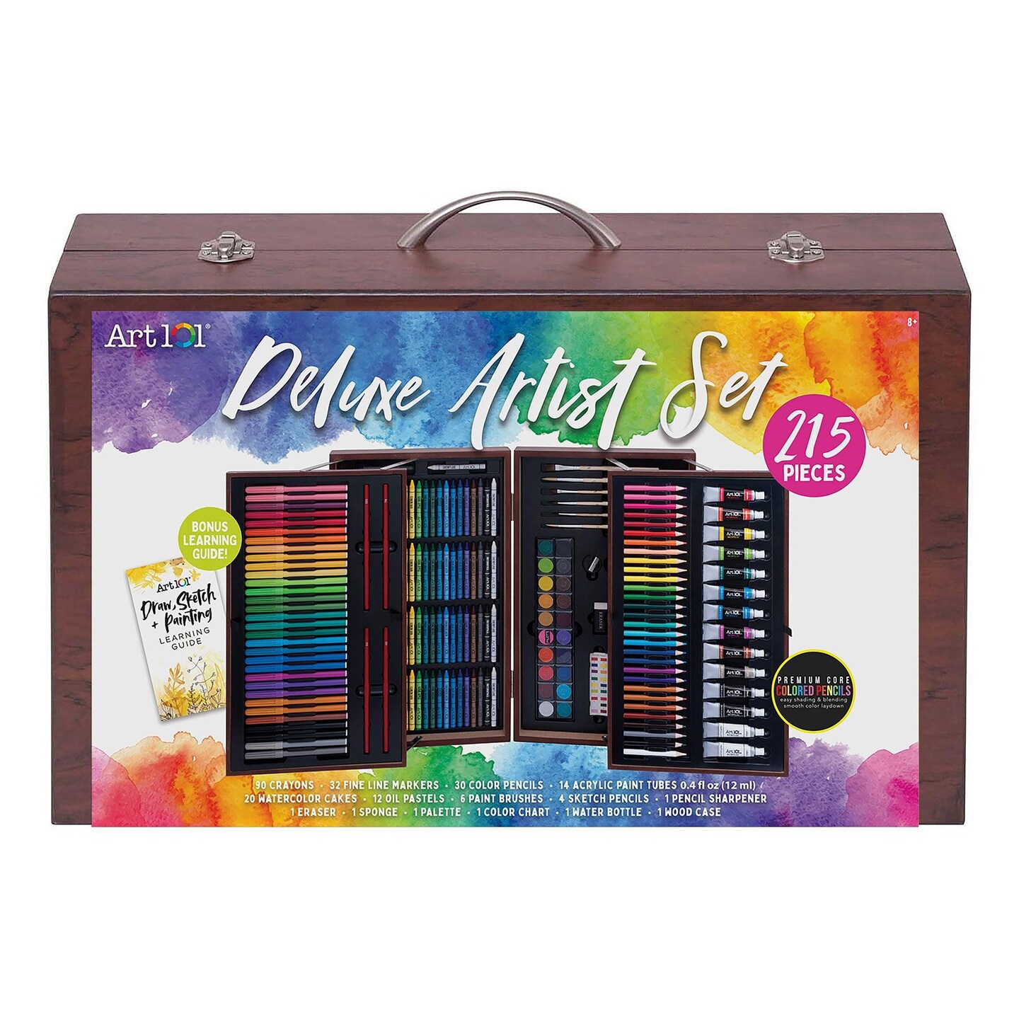 Deluxe Artist Wood Set, 215 Pieces