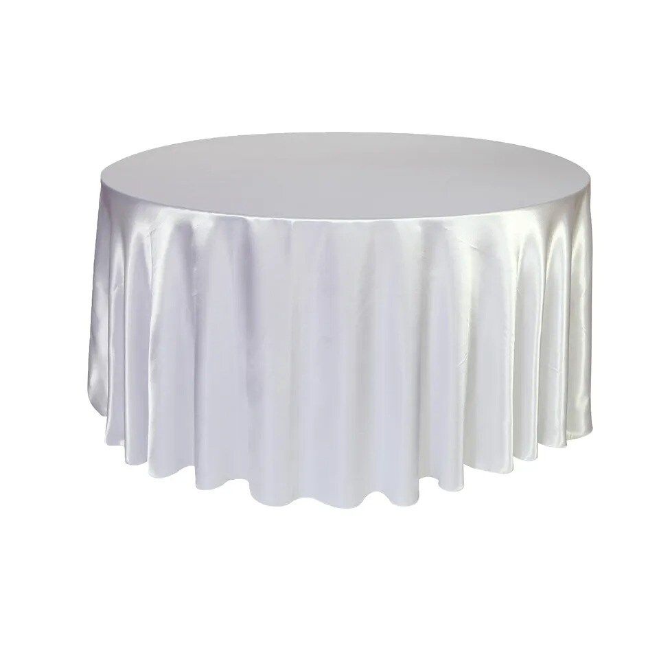 Round Satin Tablecloths