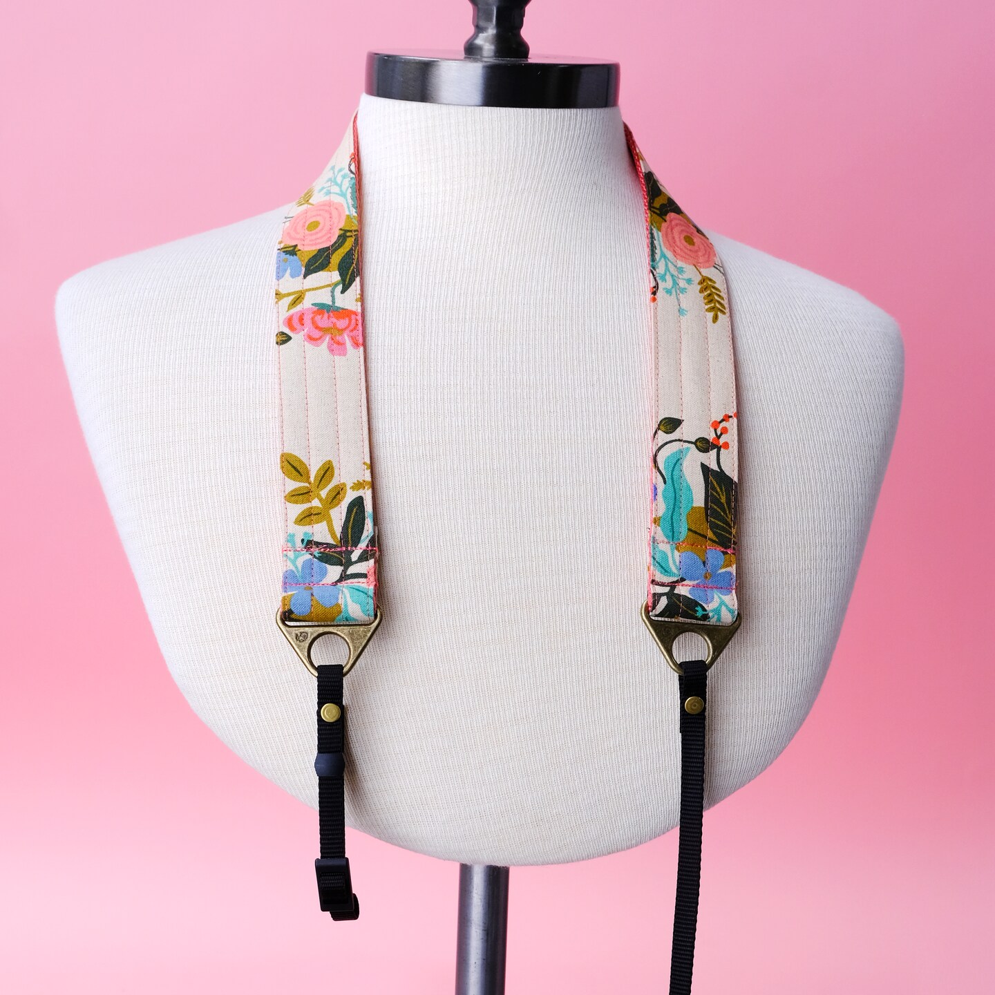Mimi Green Canvas Camera Strap
