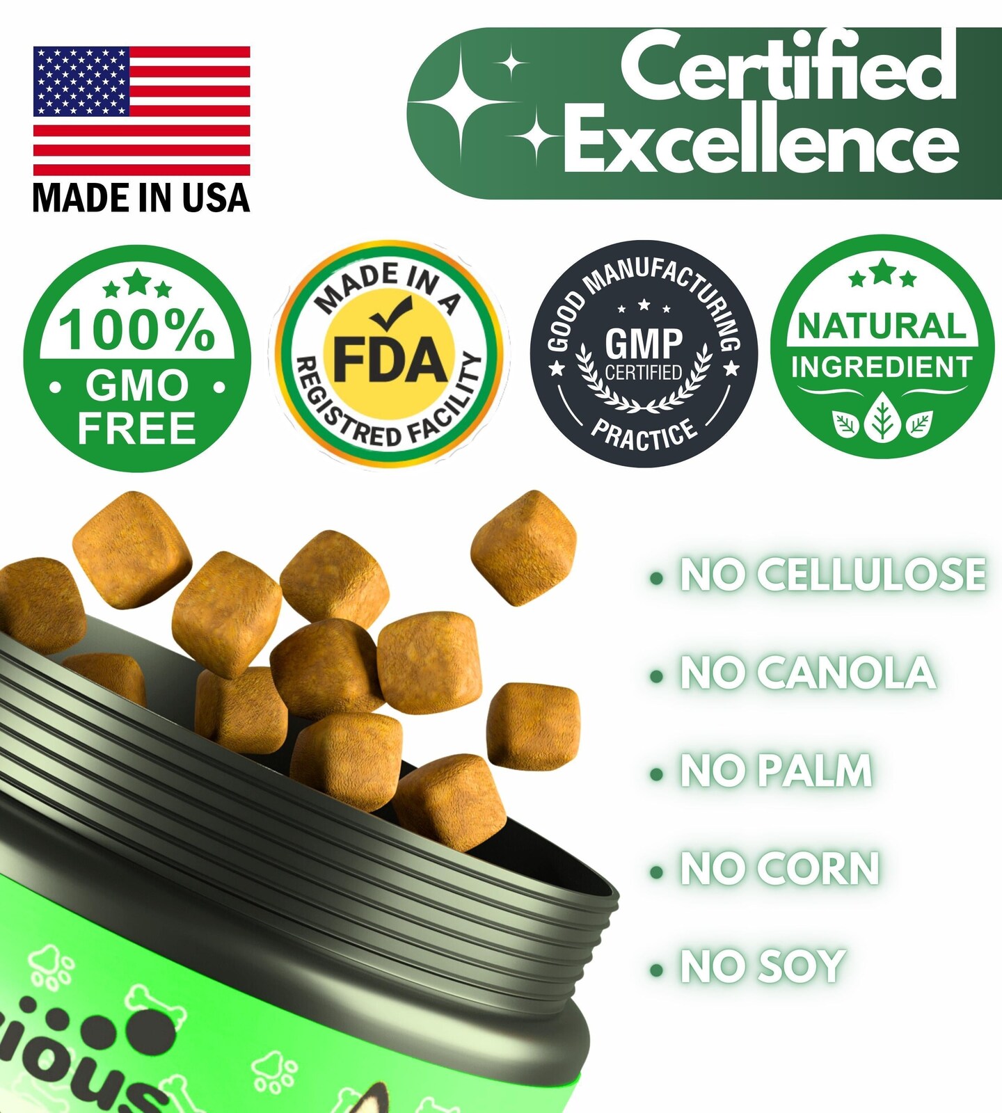 Flea and Tick Prevention for Dogs Chewables Natural Dog Flea and Tick Control Supplement Flea & Tick Chews for Dogs Oral Flea Pills for Dogs Pest Defense All Life Stages Made in USA