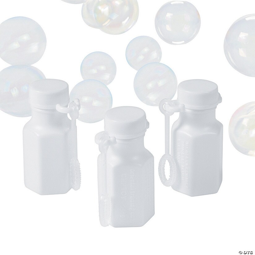 Bulk 48 Pc. Mini Hexagon Bubble Bottles