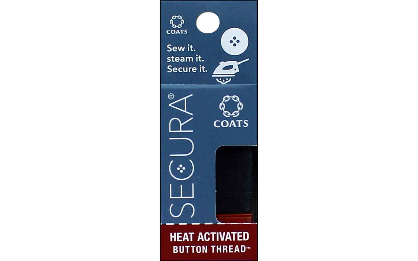 C&#x26;C Secura Heat Activated Thread 100yd Black