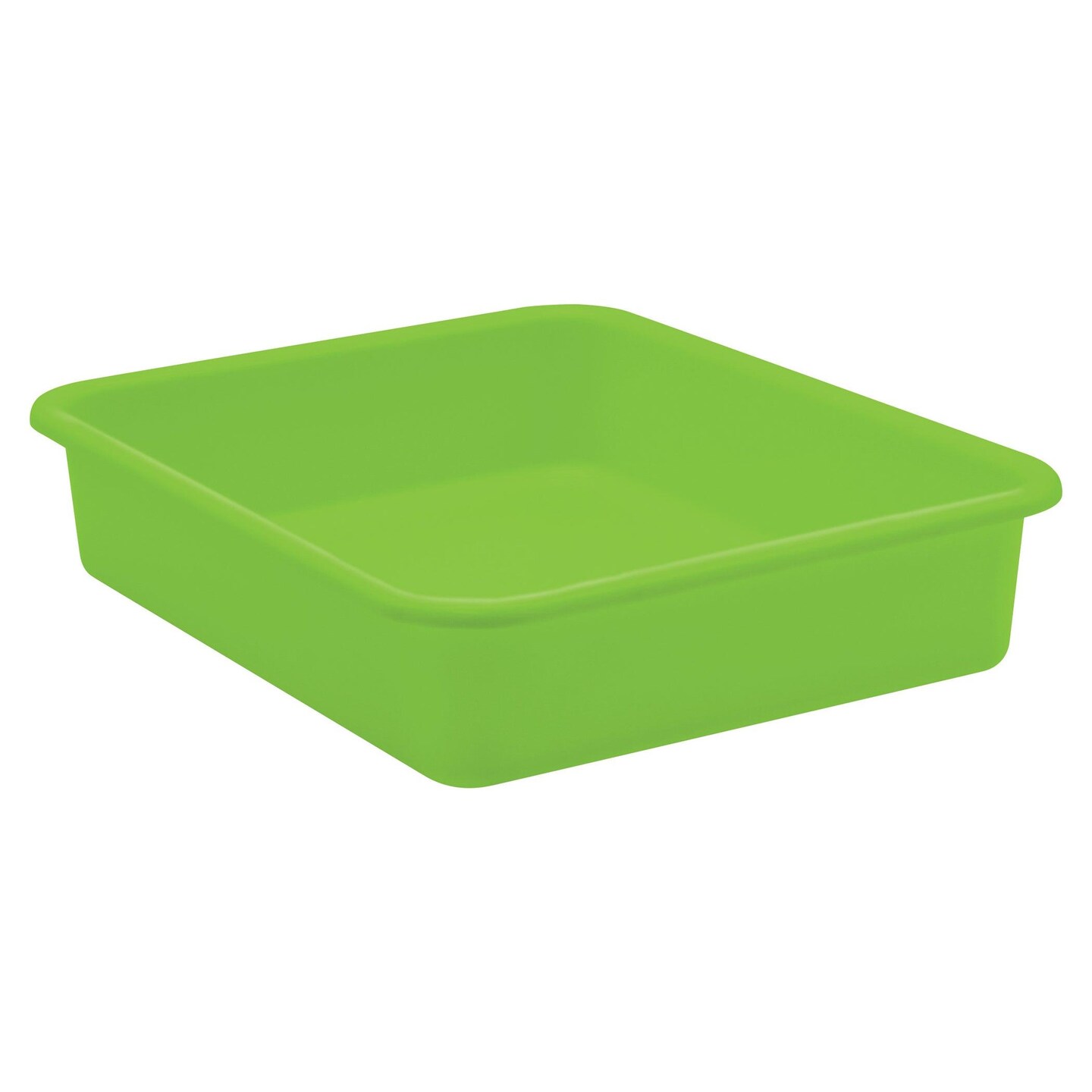 Lime Large Plastic Letter Tray, Pack of 6