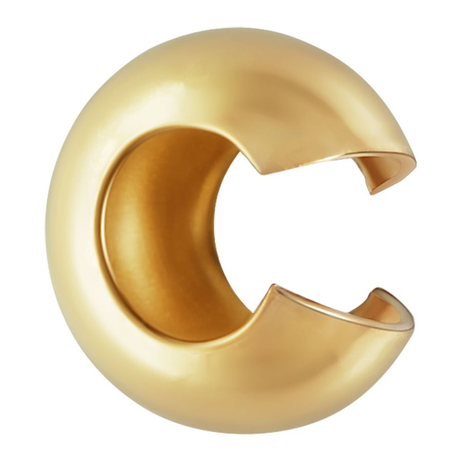 Gold Filled Crimp Covers 3mm (Package of 10)