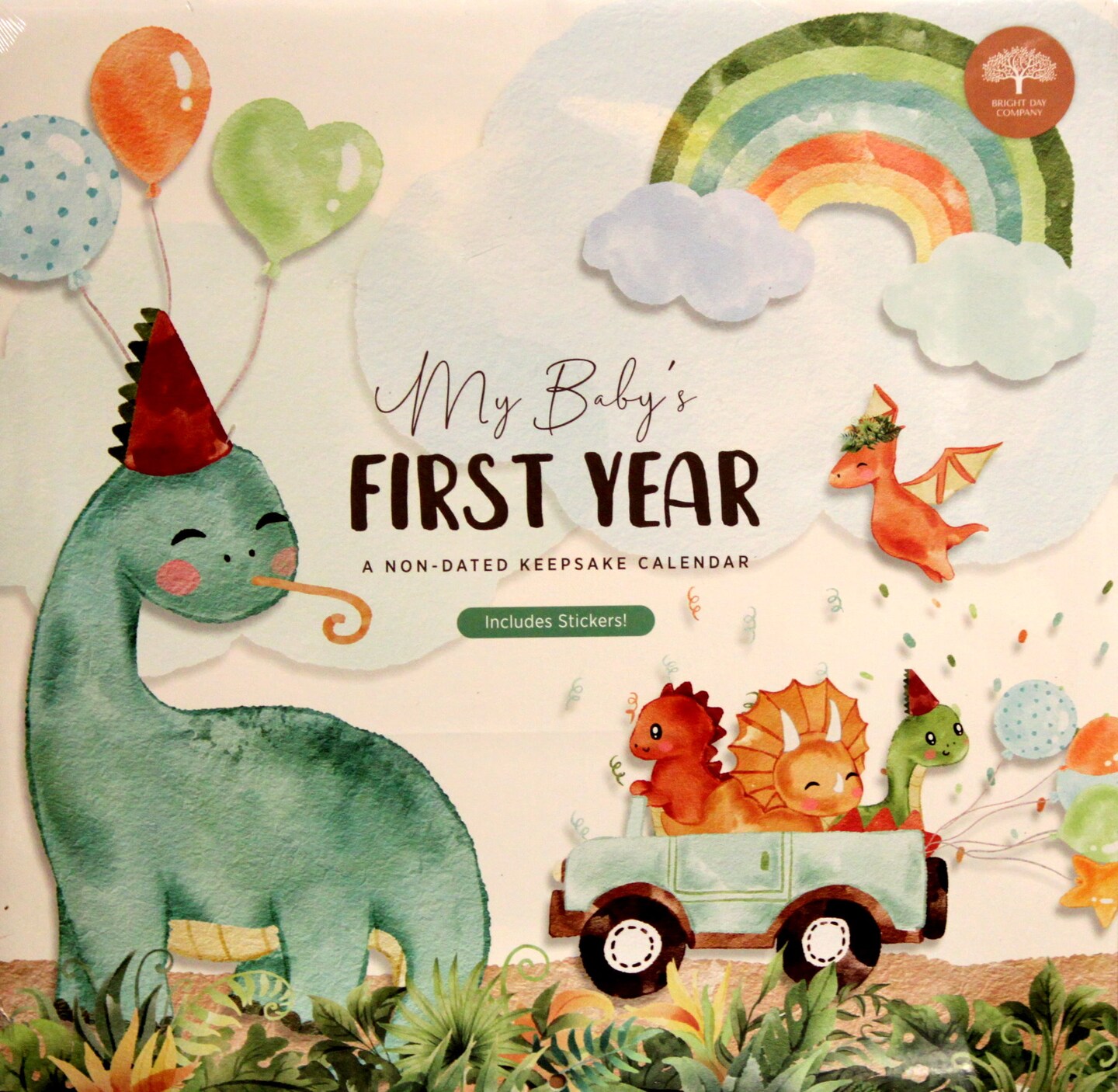 My Baby&#x27;s First Year Non-Dated Keepsake Calendar With Stickers