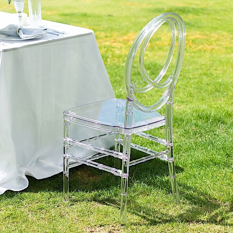 Clear Stackable Acrylic Transparent Armless Chiavari CHAIR