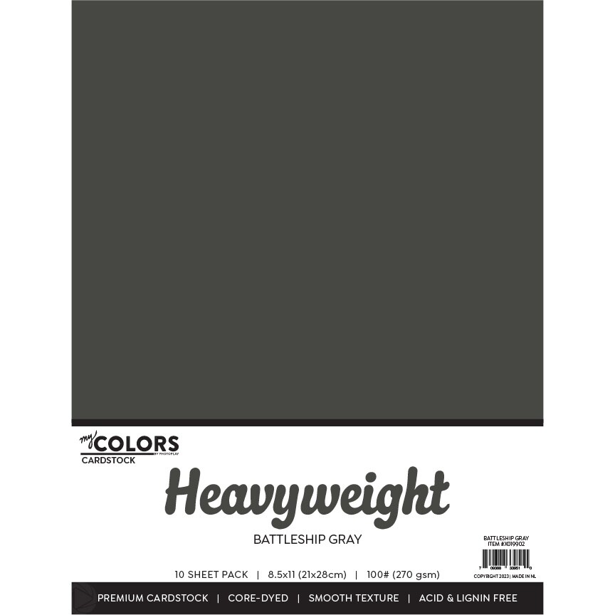 My Colors 100lb Heavyweight Cardstock 8.5&#x22;X11&#x22; 10/Pkg