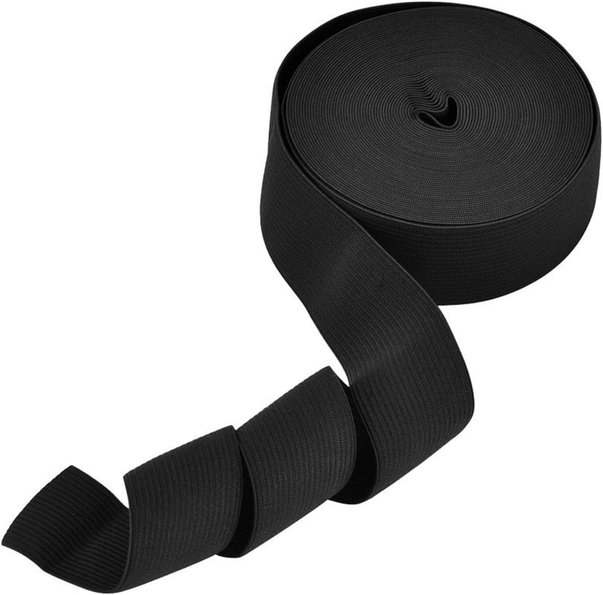 Elastic Spool (1.5 Inch x 11 Yard, Black)