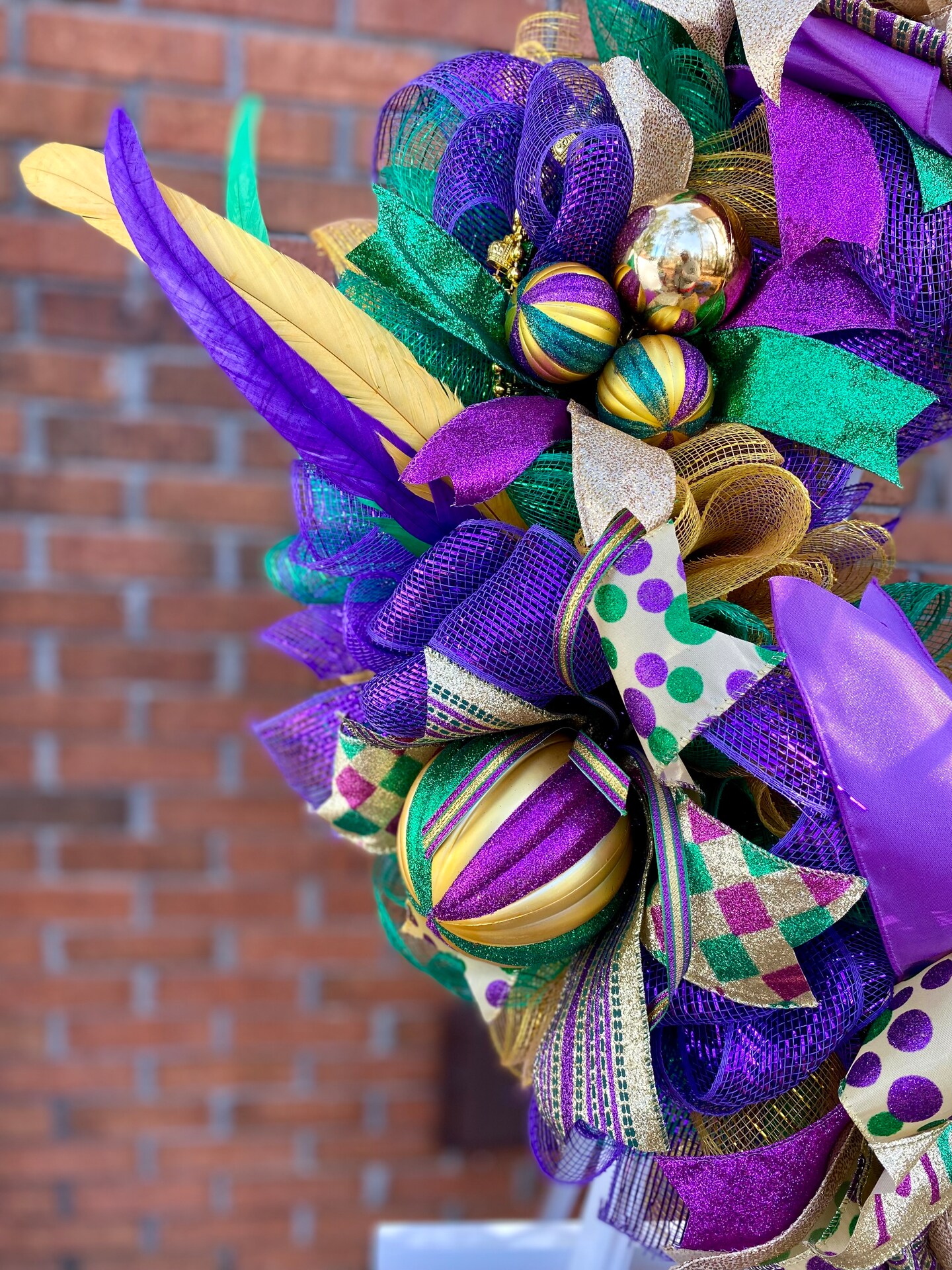 Mardi Gras Wreath | MakerPlace by Michaels