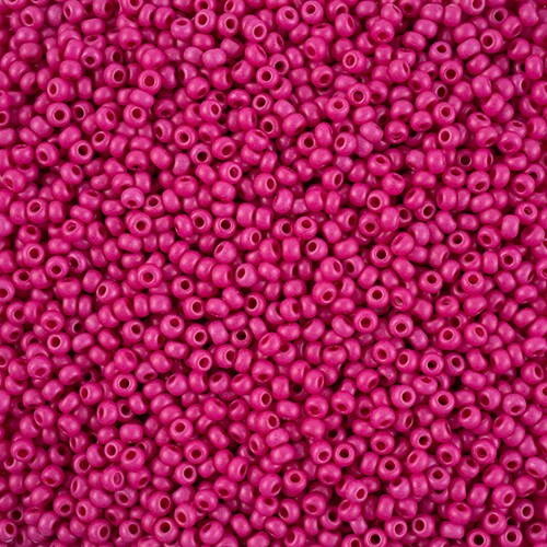 John Bead 8/0 Terra Intensive Matte Czech Glass Seed Beads, 22g