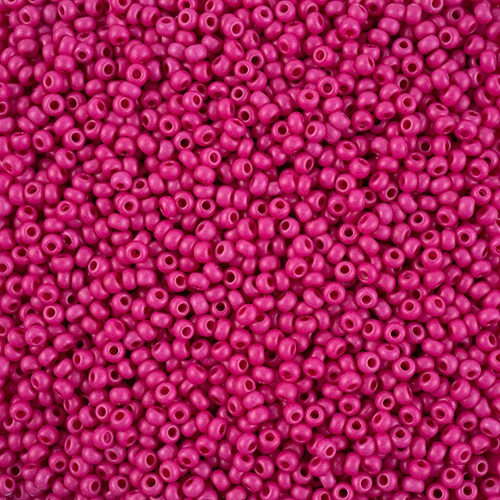 John Bead 8/0 Terra Intensive Matte Czech Glass Seed Beads, 22g