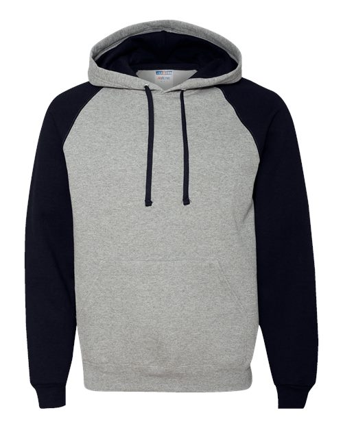 JERZEES&#xAE; Nublend Colorblocked Raglan Hooded Sweatshirt