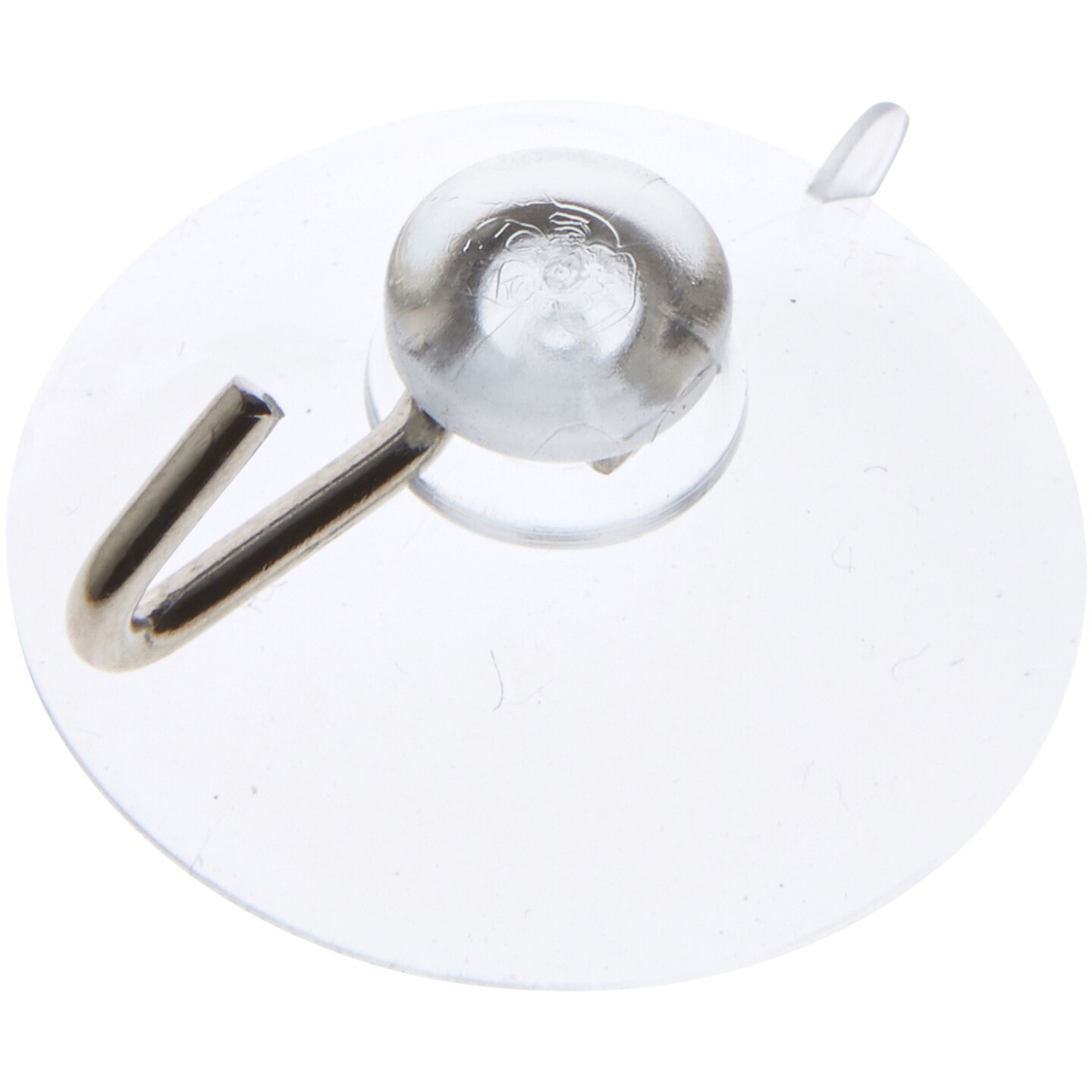 Bard&#x27;s Clear Plastic Suction Cup with Hook, 0.75&#x22; Diameter