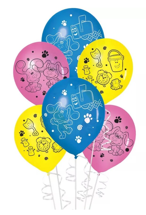 Blue&#x27;s Clues Latex Balloons, 6ct
