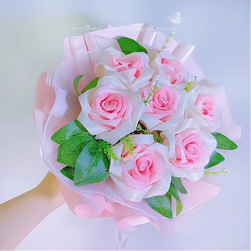 Pétalos Rosa Eterna Liston/Ribbon Eternal Rose Petals #valentinesday  #ribbonrose #petals #ribbon 