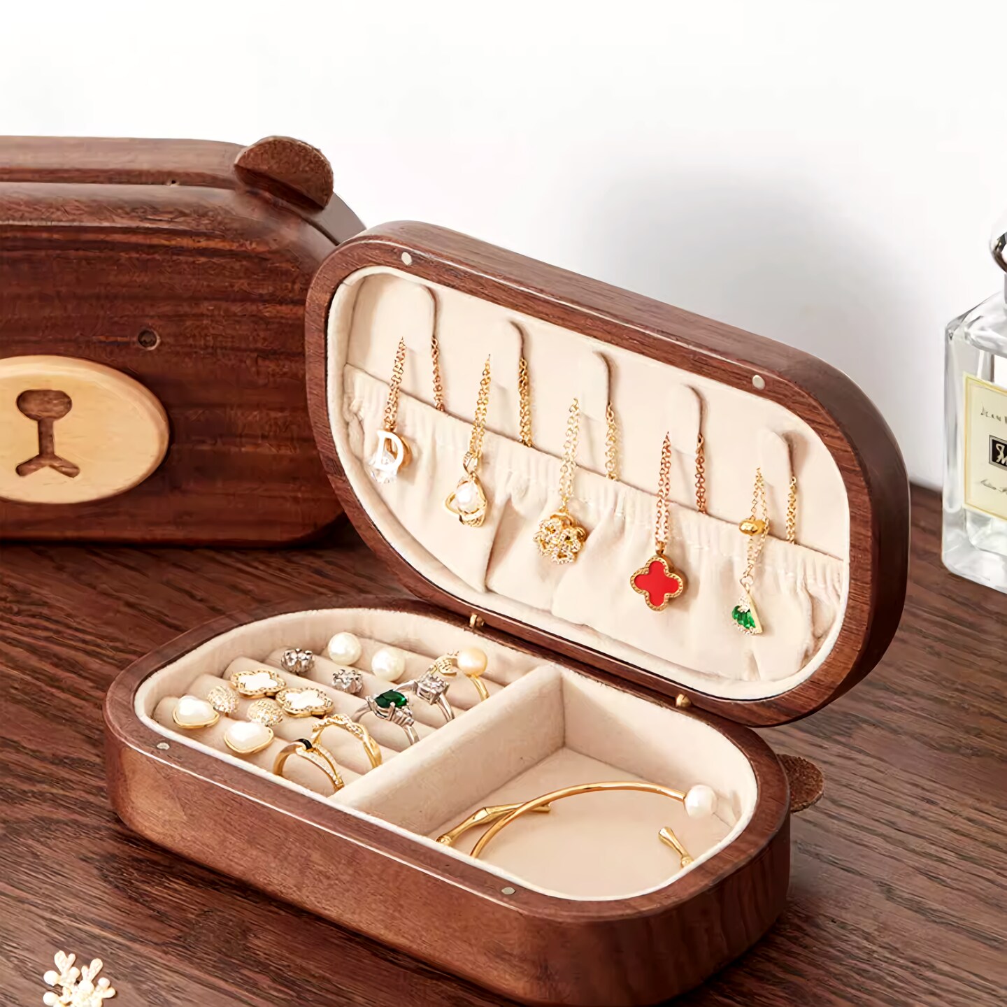 Michaels wooden jewelry sales box