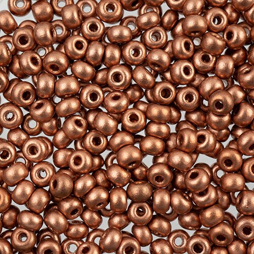 John Bead 6/0 Metallic Czech Glass Seed Beads, 24g