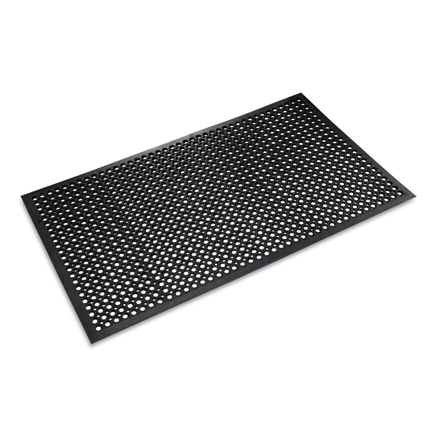 Crown Mats & Matting SafewalkLight Drainage Safety Mat, Rubber, 36 x
