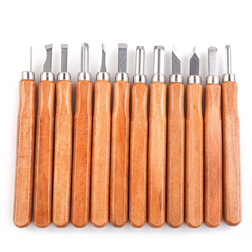 Kitcheniva 12Pcs Wood Carving Hand Chisel Tool