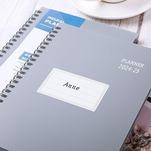 Academic Planner 2024-2025, Weekly and Monthly Planner, Jul. 2024 - Jun. 2025, 6.25&#x22; &#xD7; 8.3&#x22;, Tabs, Inner Pocket, Strong Twin-Wire Binding, Improving Your Time Management Skill