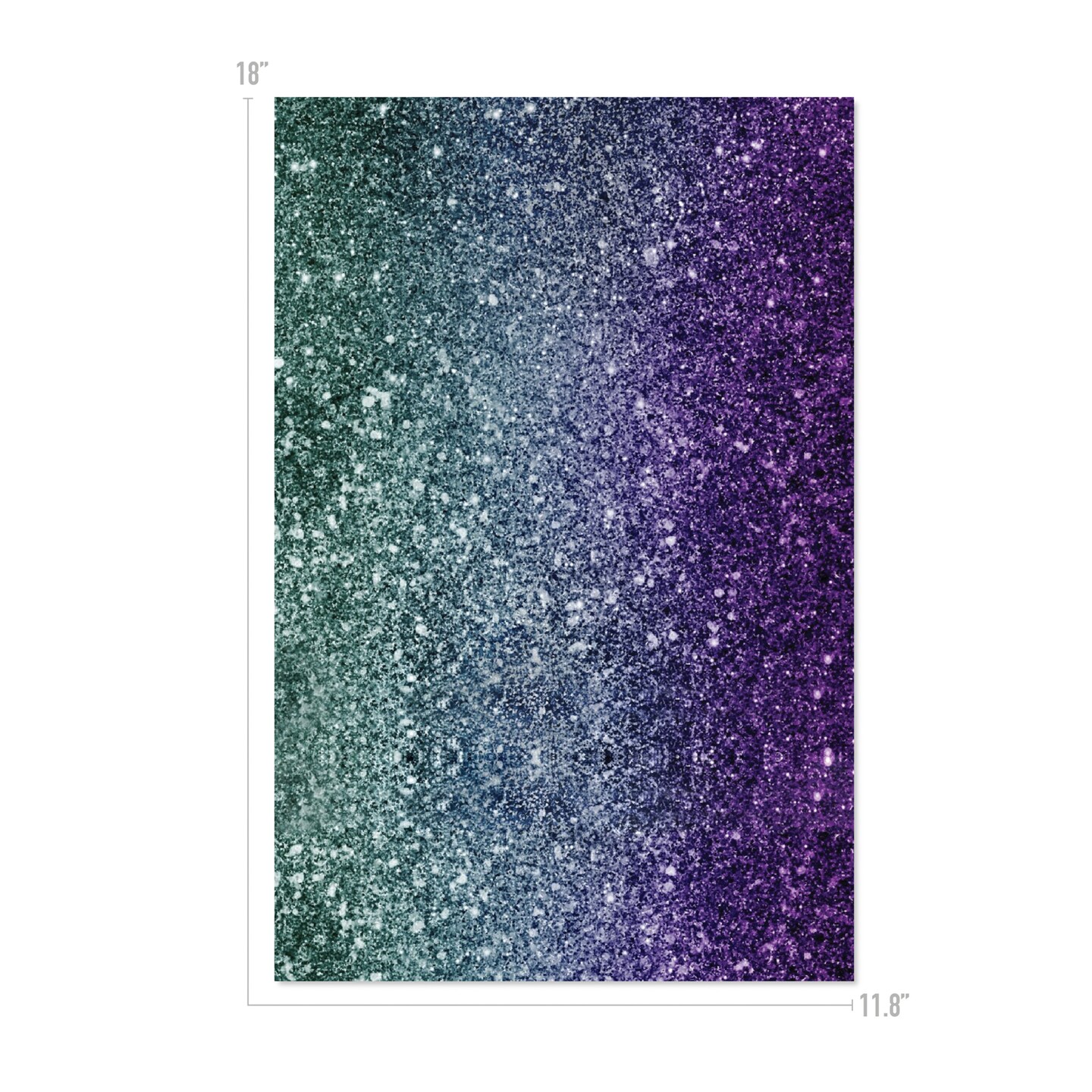 Happy Crafters&#xAE; Ombre Mermaid 11.8&#x22; x 18&#x22; Sheet