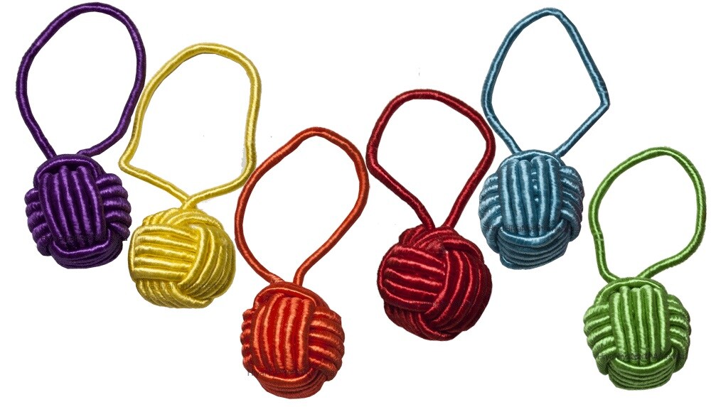HiyaHiya Yarn Ball Stitch Markers - Assorted - Set of 6