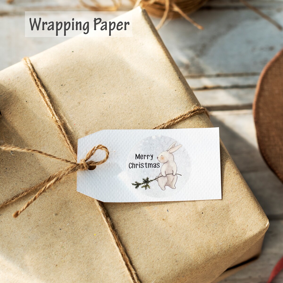 Wrapables Kraft Paper Roll 12&#x22; x 100&#x27; for Gift Wrapping, Packing, Moving, Postal, Arts &#x26; Crafts