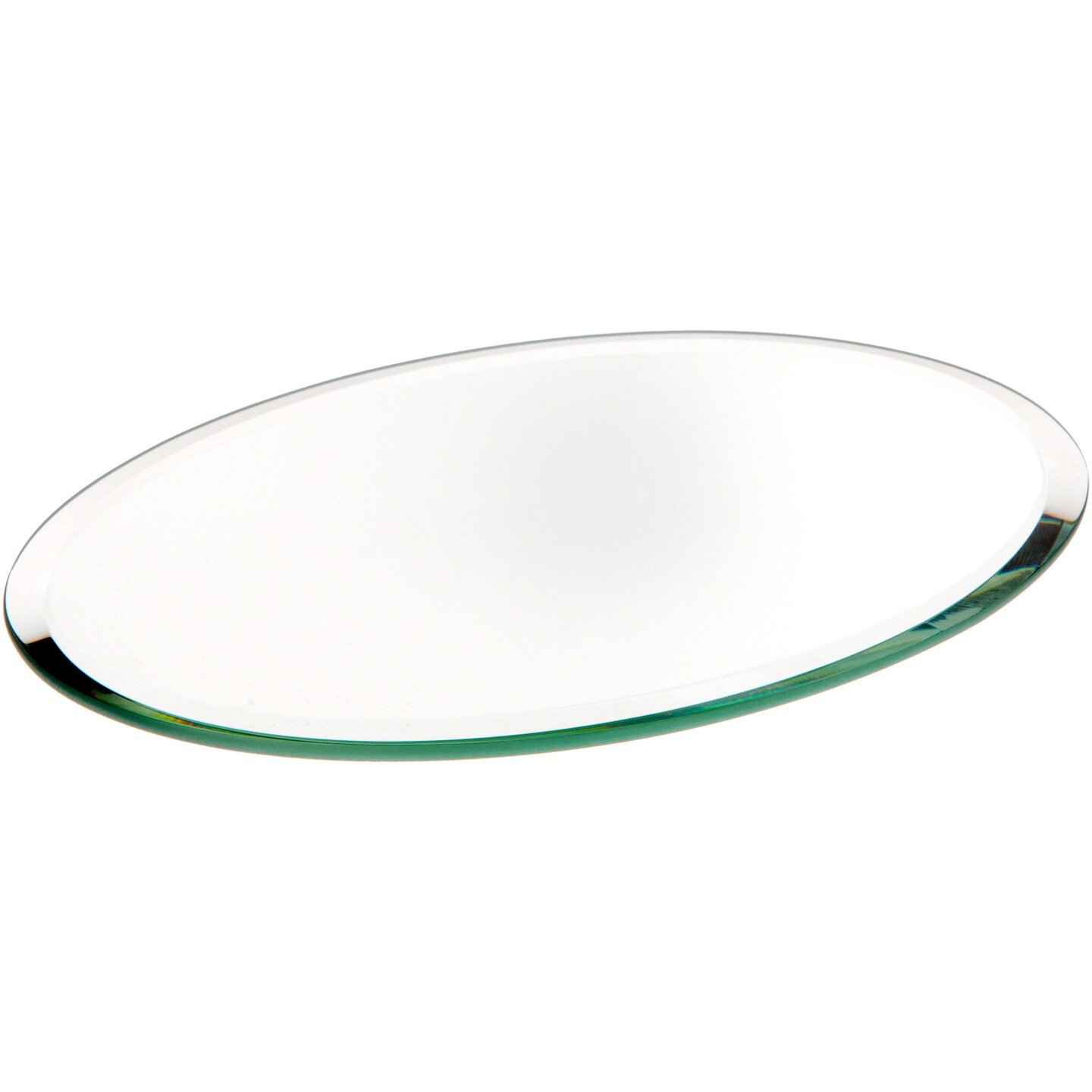 Plymor Oval 3mm Beveled Glass Mirror, 4 inch x 6 inch