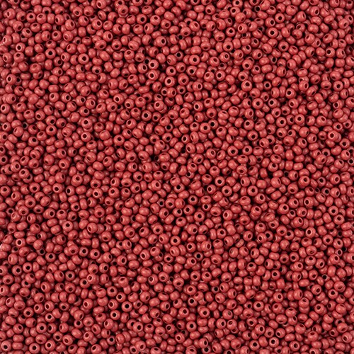 John Bead 11/0 Terra Intensive Matte Czech Glass Seed Beads, 23g