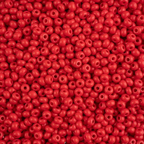 John Bead 6/0 Terra Intensive Matte Czech Glass Seed Beads, 22g