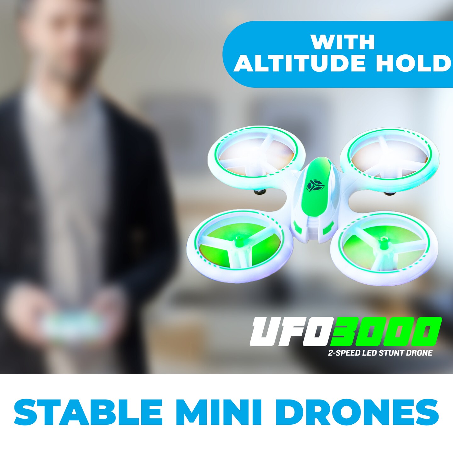 Force1 UFO 3000 LED Mini Drone for Kids