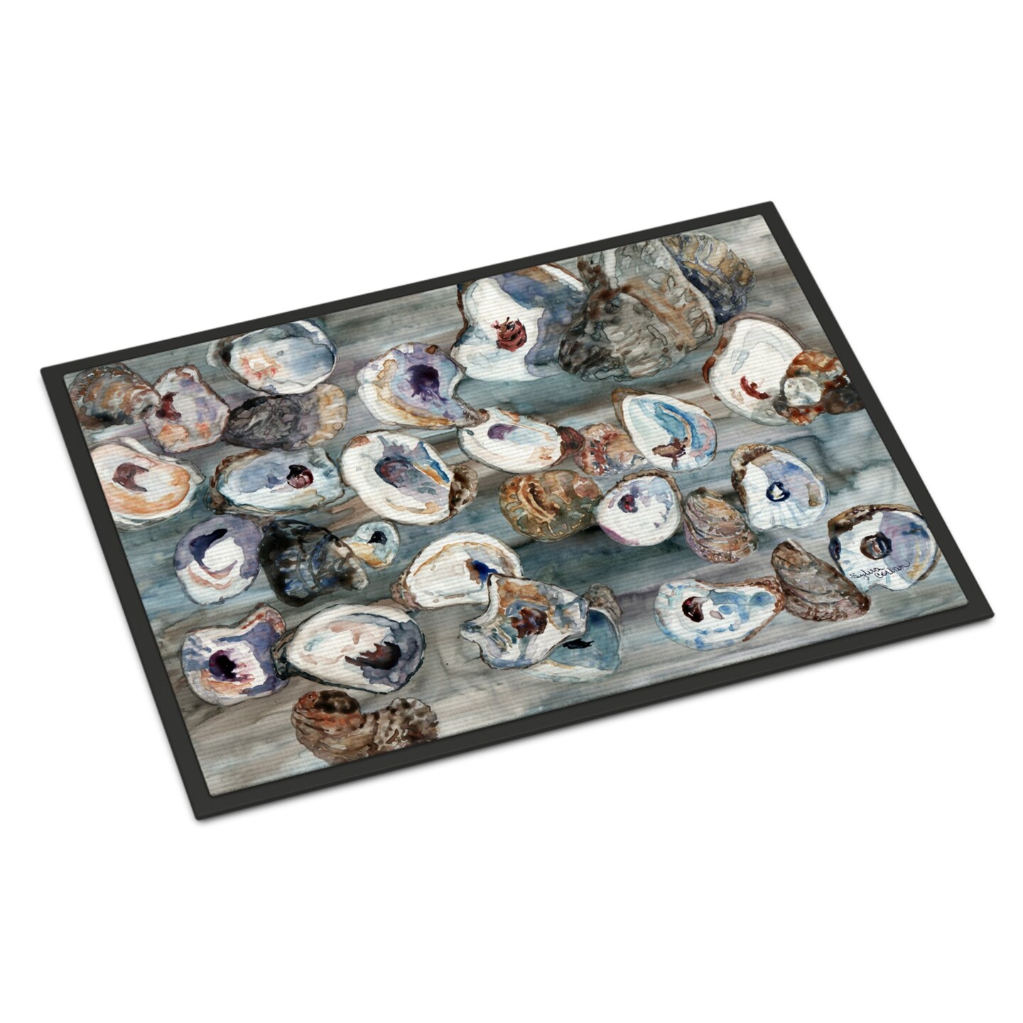 "Caroline's Treasures 8957JMAT Bunch of Oysters Indoor or Outdoor Mat