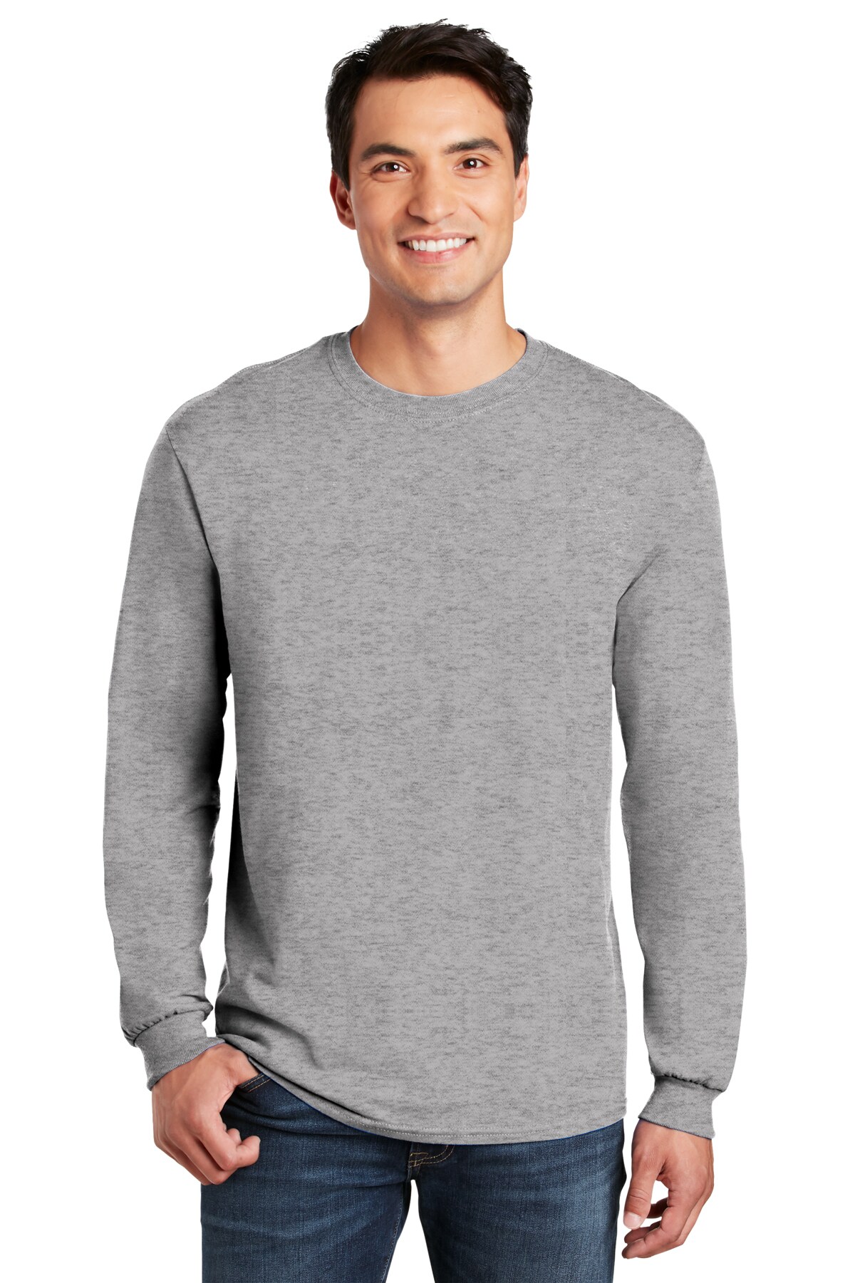 Gildan&#xAE; Heavy Cotton Crewneck Long Sleeve T-Shirt