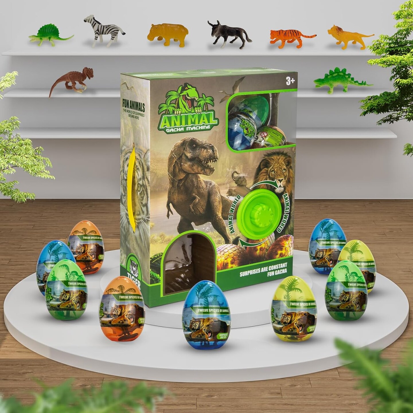 Easter Egg Dinosaur Playset with Mini Vending Machine