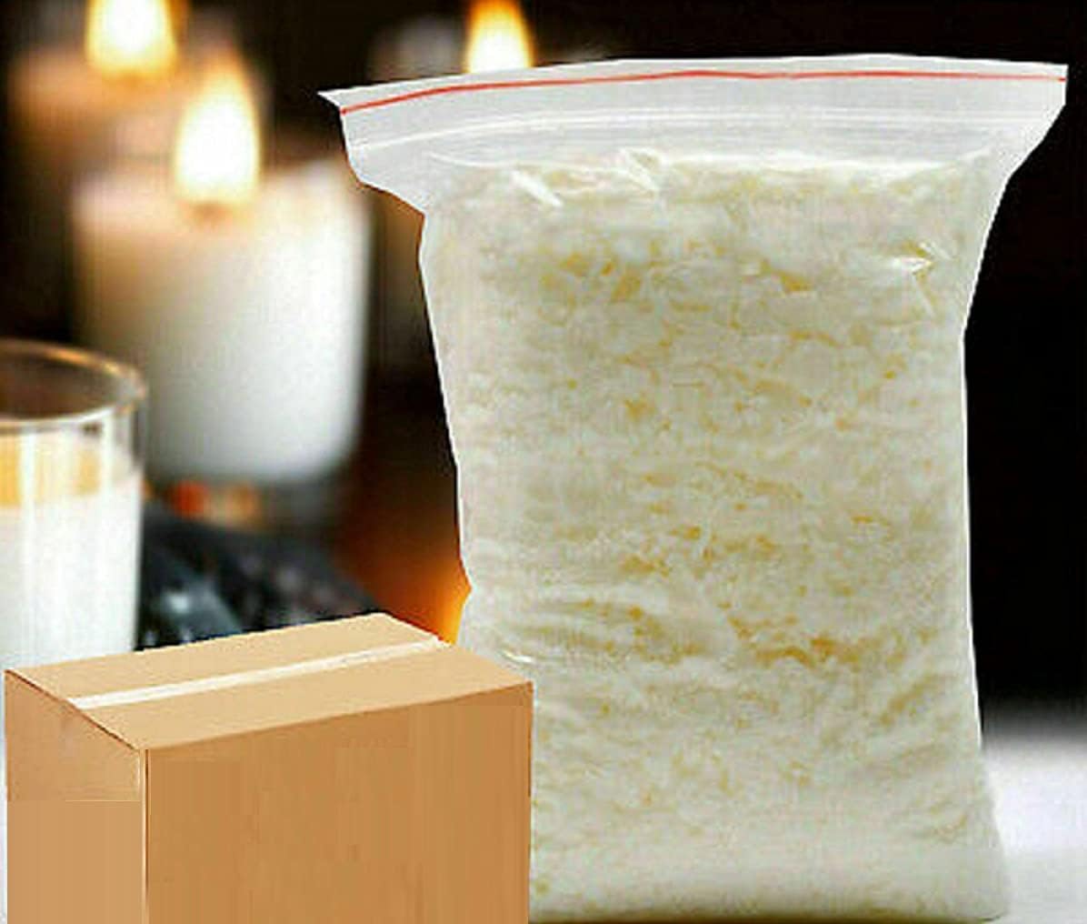 Craftbud DIY Natural Soy Candle Wax for Candle Making with Bulk Candle Making Supplies, 30 lbs. Soy Wax Flakes, Supplies Included, Size: 30 lb Candle