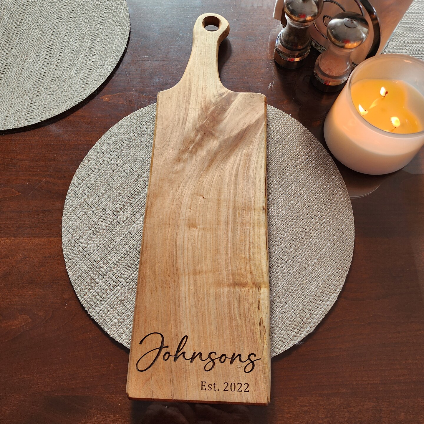 Maple, Walnut,sCherry Custom3Recipe Cutting Board | Housewarmnng Persnnaliz573Serving offers Board | Anniversary3Wedding Gift Charcuterie Board