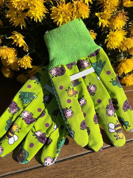 LITTLE Kid Gardening Gloves - Happy BUGS
