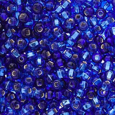 John Bead 6/0 Silver Lined Czech Glass Seed Beads, 24g