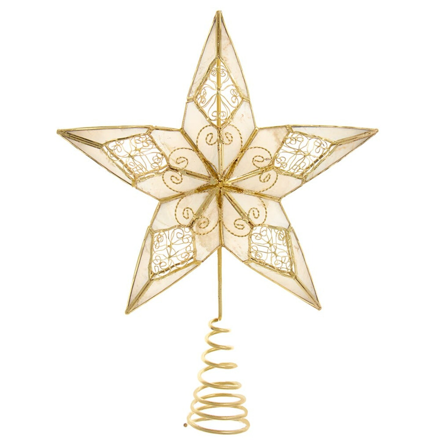 KSA 10.5" Gold Star Christmas Tree Topper, Unlit Michaels