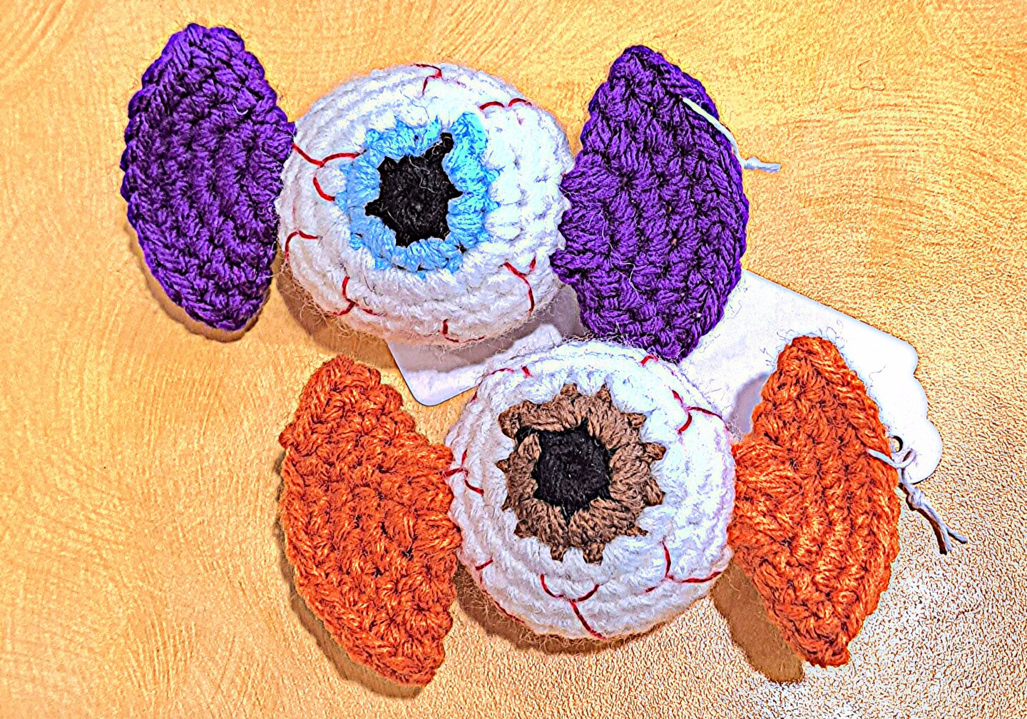 Cute Creepy Handmade Crochet Plushie Amigurumi Eyeball Eye Candy