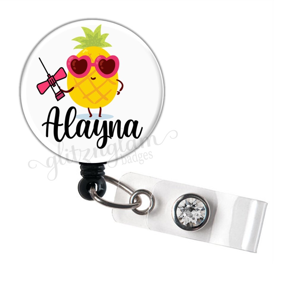 thumbnail image 2 of Aazon.co : Funny Cow Badge Reel Retractable For Nurse Nursing Student 2 of 10