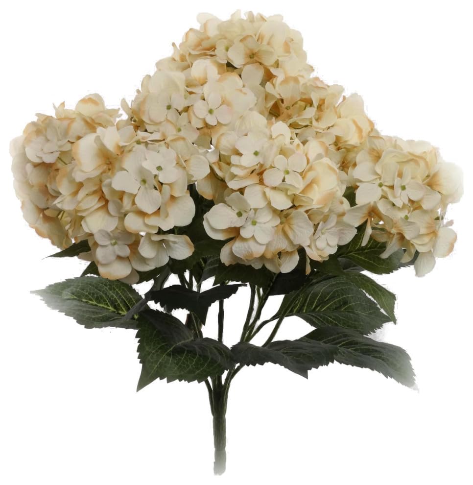 20" Hydrangea with 7 Flowers Set of 2 Pieces - Stunning Artificial Hydrangea Flowers for DIY Bouquets, Centerpieces, and Home Decor